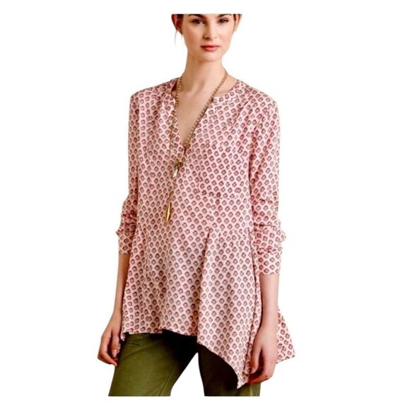 Maeve by Anthropologie “Olivia” Peplum Tunic Top – Size 4 - Picture 1 of 4